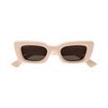 Gucci Rectangle Sunglasses — Pink