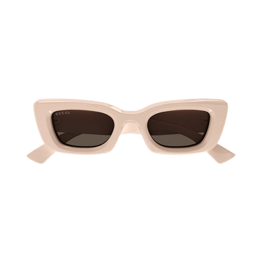 Gucci Rectangle Sunglasses — Pink