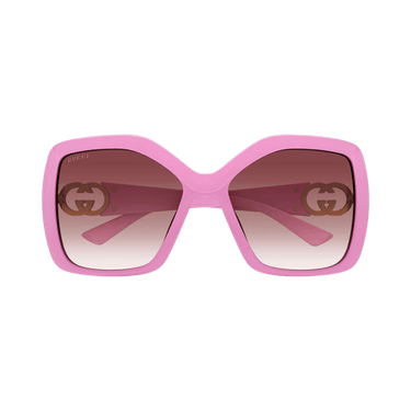 Gucci Square Sunglasses — Pink