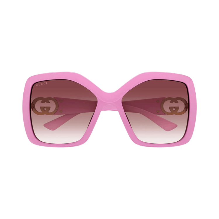 Gucci Square Sunglasses — Pink