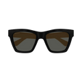 Gucci Square Sunglasses — Black