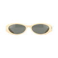 Gucci Oval Sunglasses — Grey