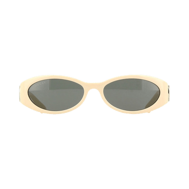 Gucci Oval Sunglasses — Grey