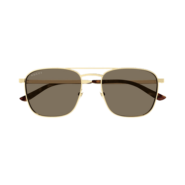Gucci Square Sunglasses — Brown