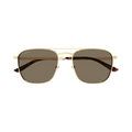 Gucci Square Sunglasses — Brown