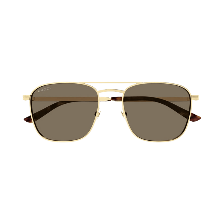 Gucci Square Sunglasses — Brown