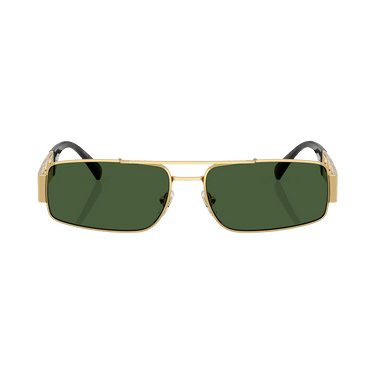 Versace Rectangle Sunglasses — Green