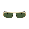 Versace Rectangle Sunglasses — Green