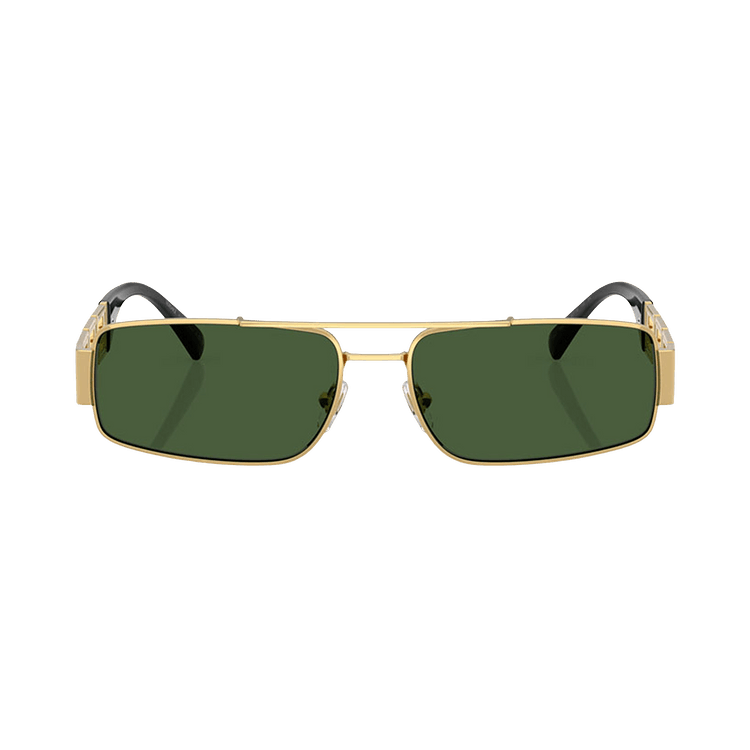 Versace Rectangle Sunglasses — Green