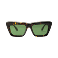 Off-White Hampton Square Sunglasses — Brown