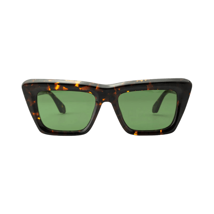 Off-White Hampton Square Sunglasses — Brown