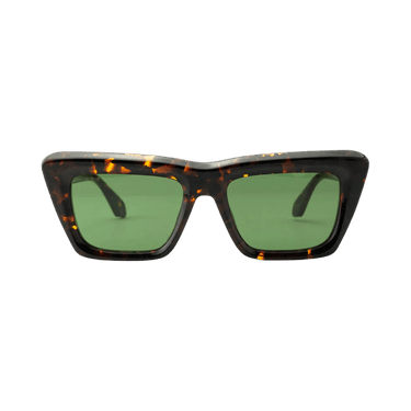 Off-White Hampton Square Sunglasses — Brown