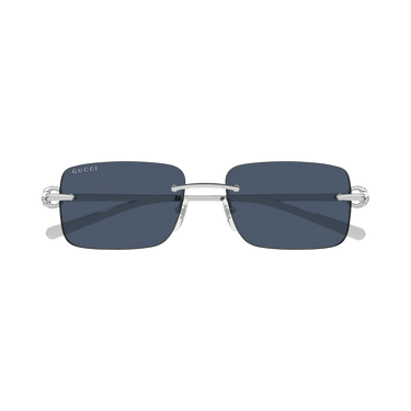 Gucci Rectangle Sunglasses — Blue