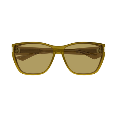 Saint Laurent Cat Eye Sunglasses — Brown