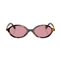 Miu Miu Oval Sunglasses — Pink