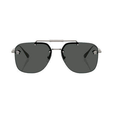 Versace Aviator Sunglasses — Grey