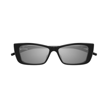 Gucci Rectangle Sunglasses — Black