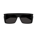 Saint Laurent Rectangle Sunglasses — Black