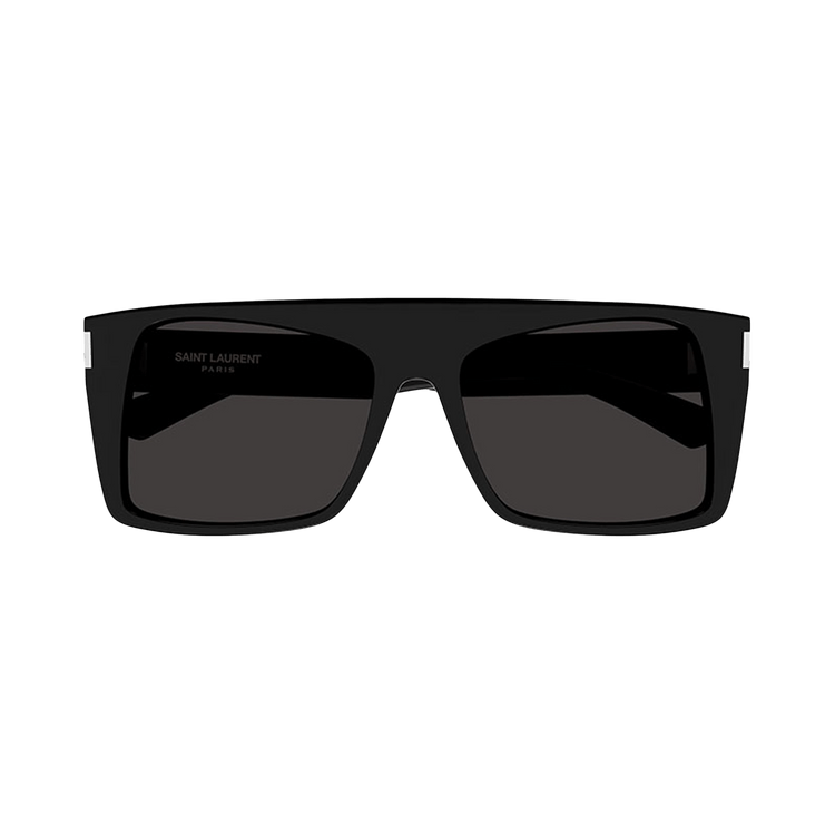Saint Laurent Rectangle Sunglasses — Black