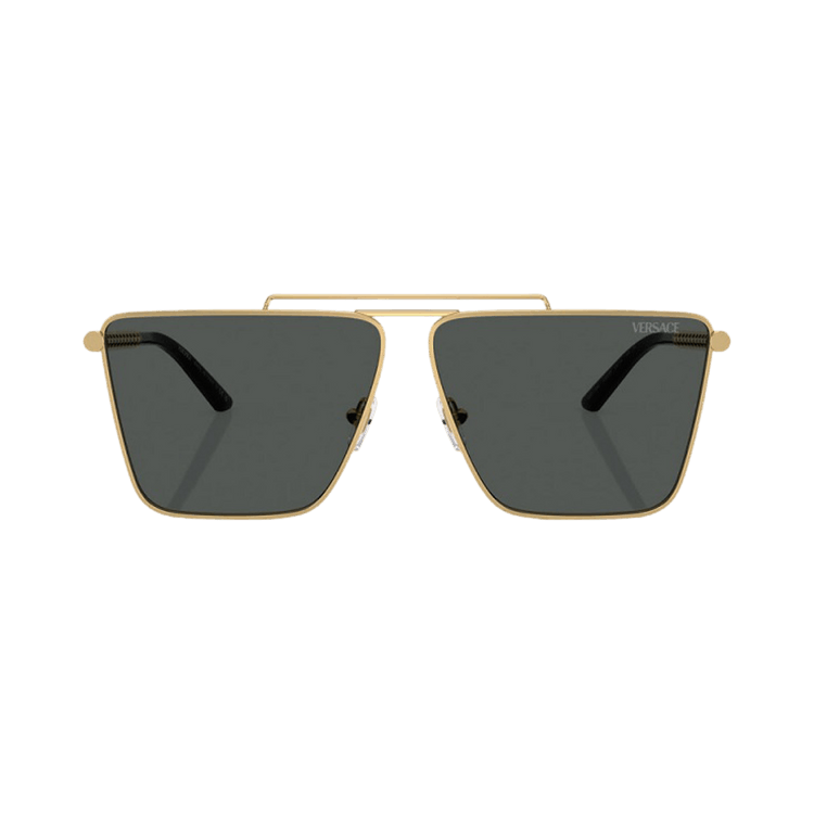 Versace Square Sunglasses — Grey