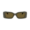 Versace Rectangle Sunglasses — Brown