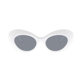 Versace Oval Sunglasses — White