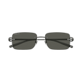 Gucci Rectangle Sunglasses — Grey