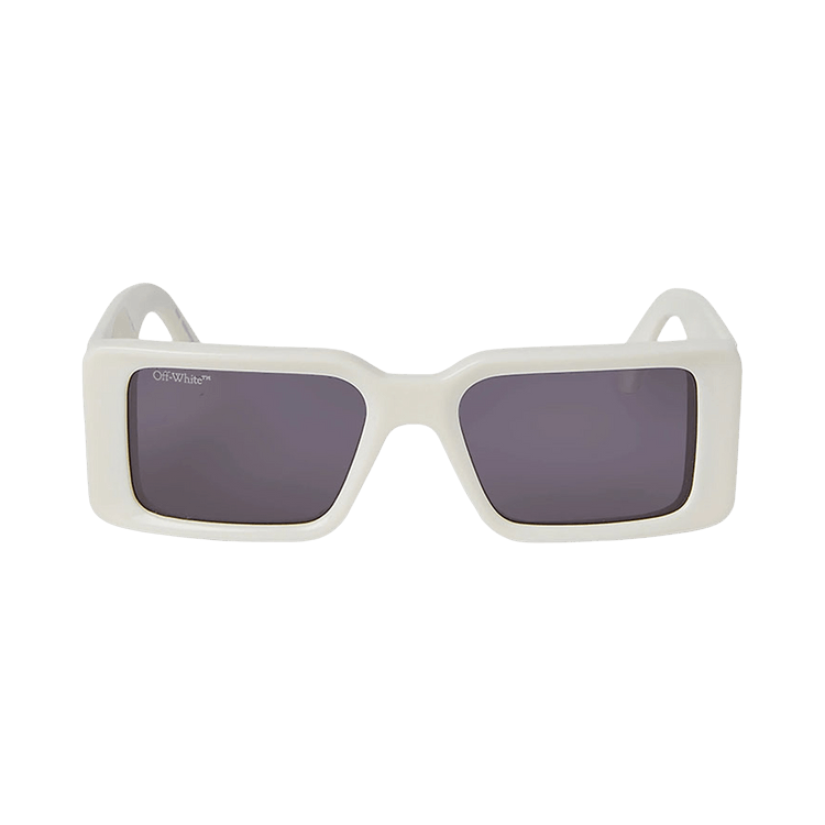 Off-White Rectangle Sunglasses — White