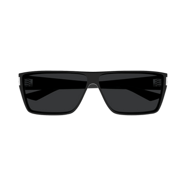 Saint Laurent Square Sunglasses — Grey