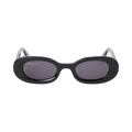 Off-White Oval Sunglasses — Black
