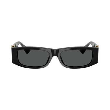 Versace Rectangle Sunglasses — Grey