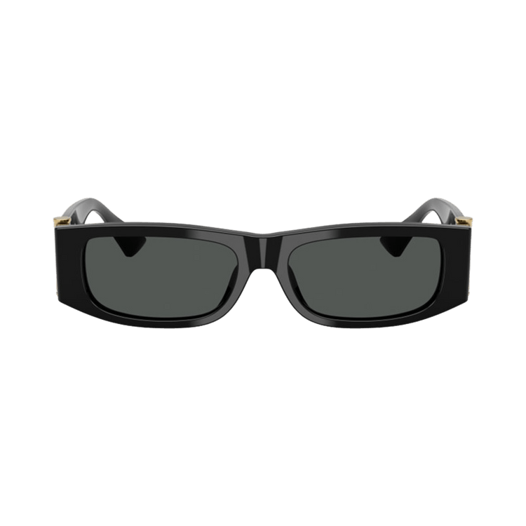 Versace Rectangle Sunglasses — Grey