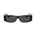 Versace Rectangle Sunglasses — Grey