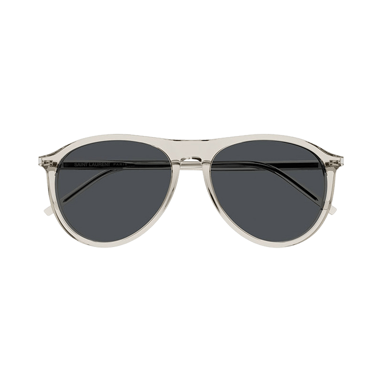Saint Laurent Aviator Sunglasses — Grey
