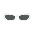 Versace Rectangle Sunglasses — White
