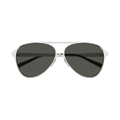 Saint Laurent Aviator Sunglasses — Grey