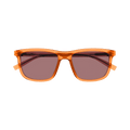 Saint Laurent Square Sunglasses — Orange