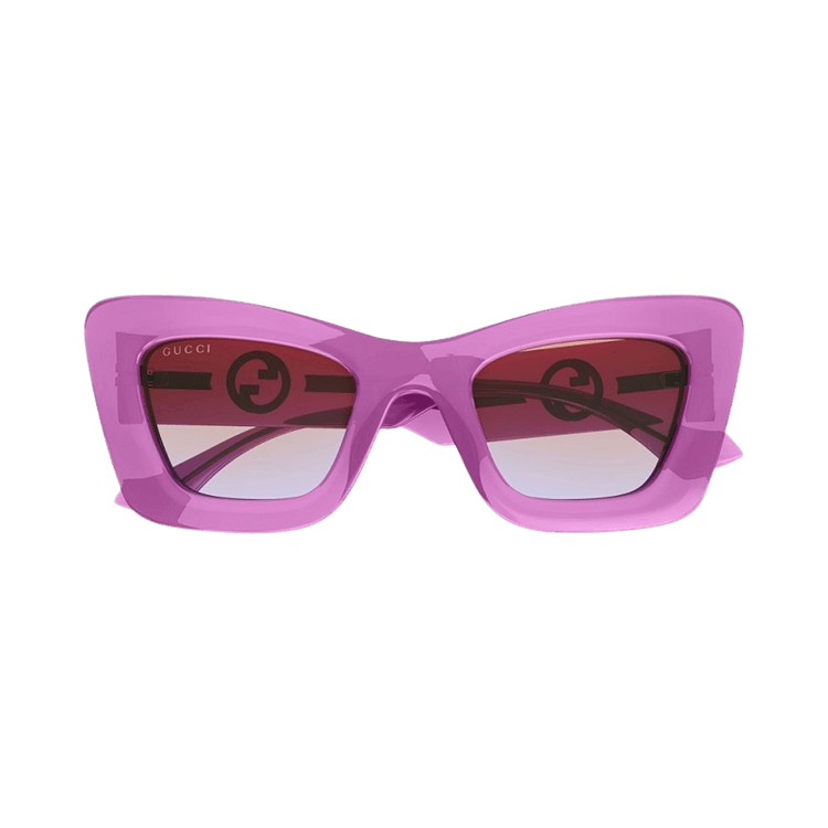 Gucci Cat Eye Sunglasses — Orange