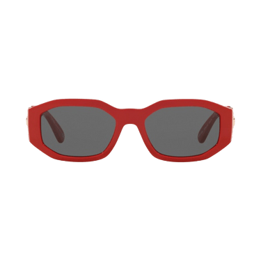 Versace Oval Sunglasses — Red