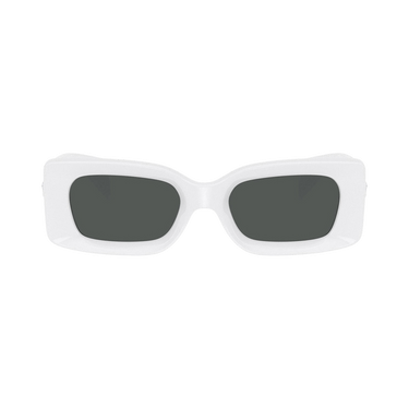 Versace Rectangle Sunglasses — Grey