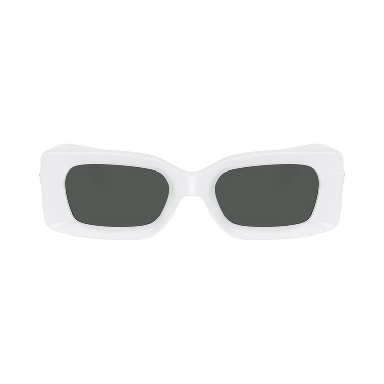 Versace Rectangle Sunglasses — Grey