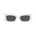 Versace Rectangle Sunglasses — Grey