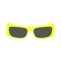 Versace Rectangle Sunglasses — Grey