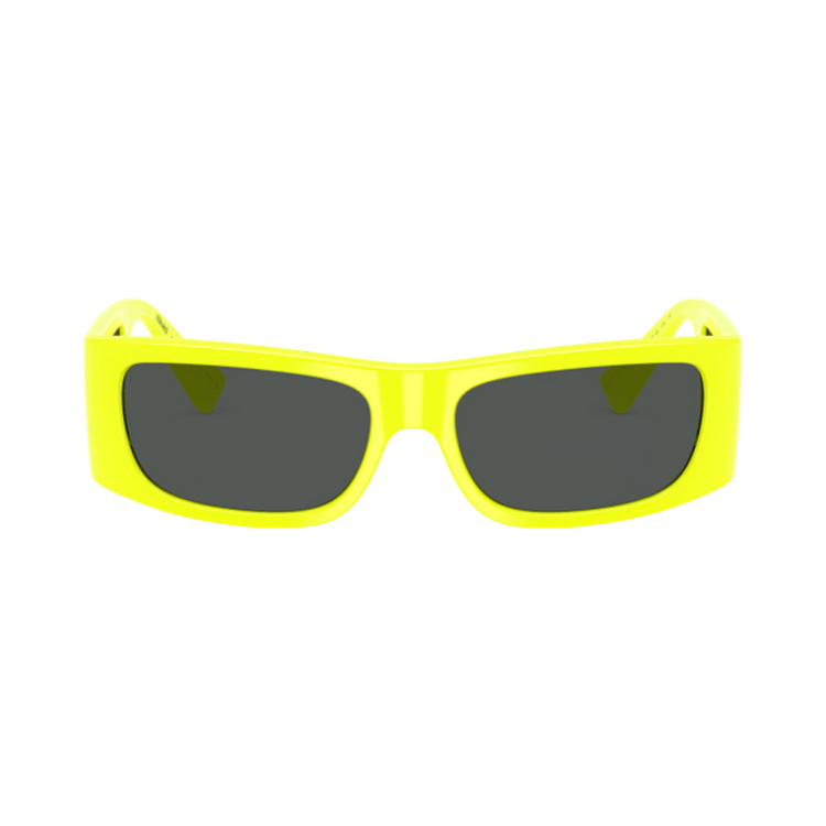 Versace Rectangle Sunglasses — Grey