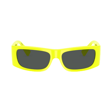 Versace Rectangle Sunglasses — Grey