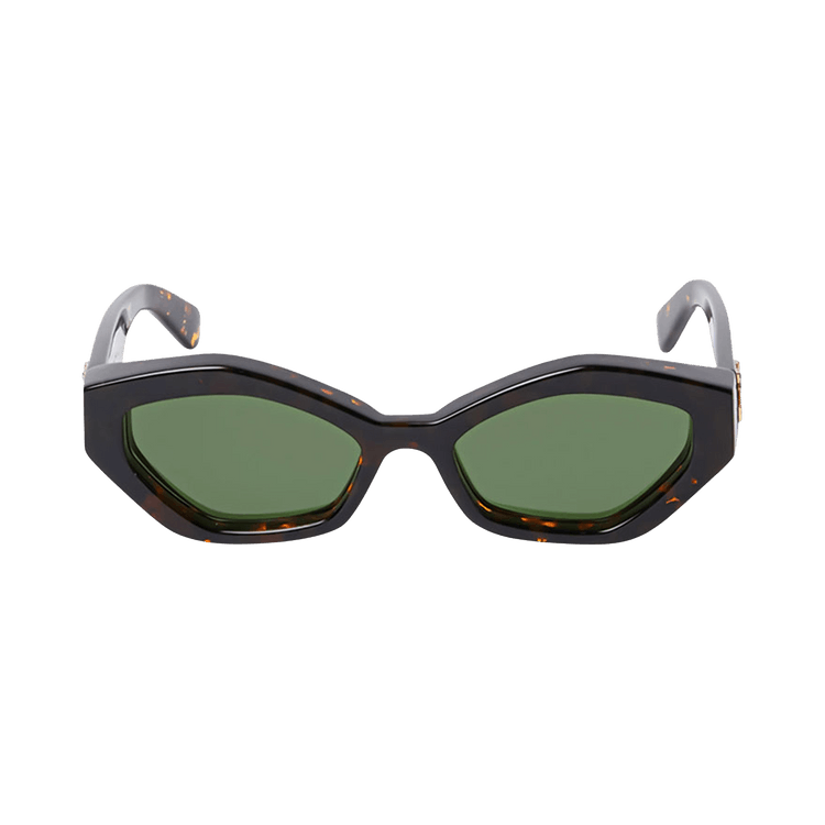 Off-White Cat Eye Sunglasses — Brown