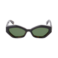 Off-White Cat Eye Sunglasses — Brown