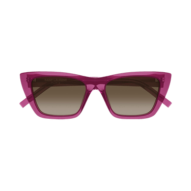 Saint Laurent Cat Eye Sunglasses — Tan