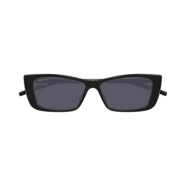 Gucci Rectangle Sunglasses — Black