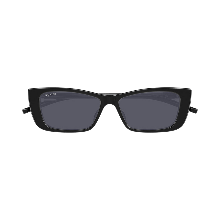 Gucci Rectangle Sunglasses — Black
